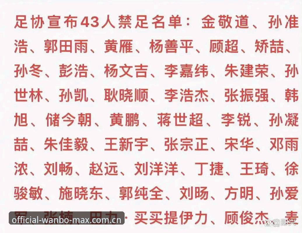 万博账号注册教程对比 3个维度拆解足协65人禁足名单:从终身禁赛到赛事信息获取的实操路线